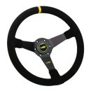 Luisi Mirage Corsa Sportlenkrad Wildleder schwarz / gelb geschüsselt & TÜV Prüfbericht